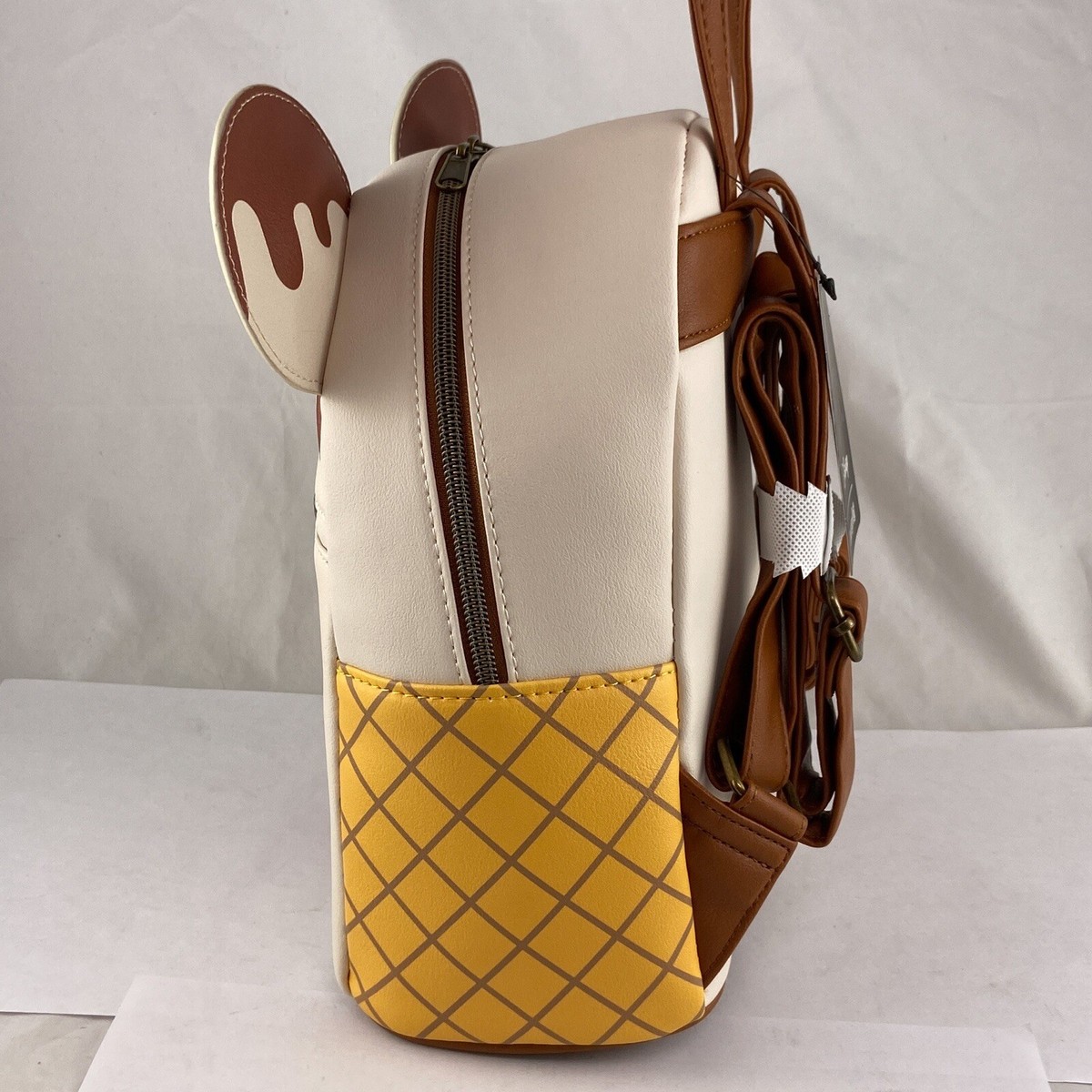 Disney Loungefly Mickey Mouse Mini Backpack Ice Cream Ears  display picture 1