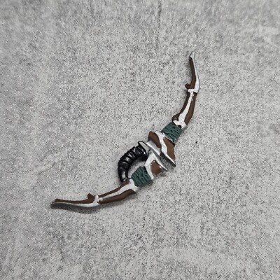 Custom Night Elf Bow Handpainted for Blocks Minifigure DrA Warcraft 