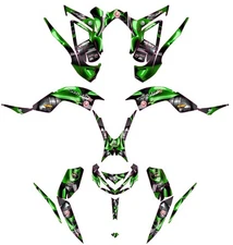 Fits Yamaha Raptor 700R Graphics Kit 2013 TO 2024 decal KIT stickers
