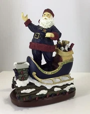 Atlanta Thrashers Santa’s Sled RARE Figurine RARE No Box