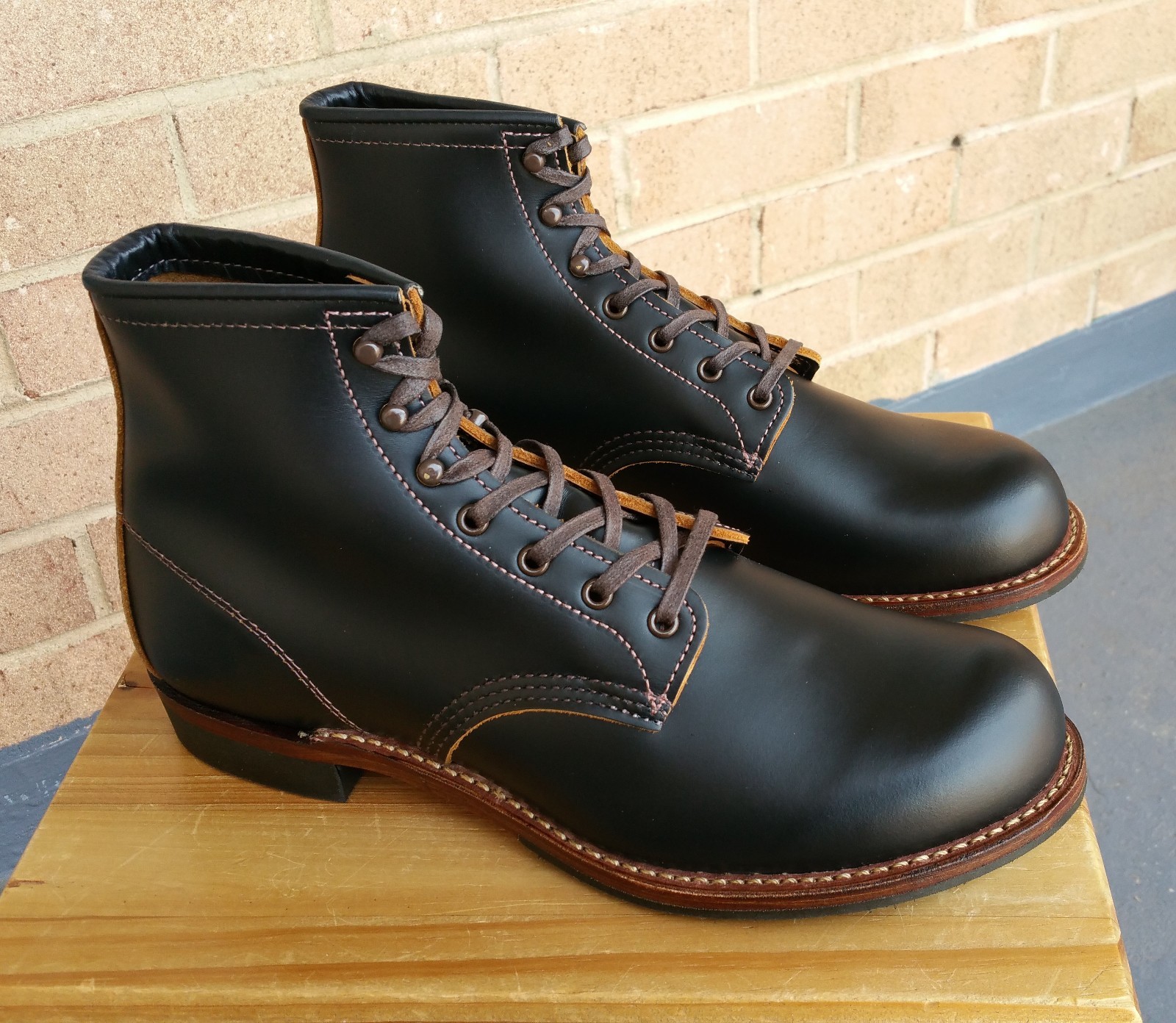 Deadstock structure "Hard-toe" Red Wing 9060 Klondike Beckman Boots Iron Ranger image 9