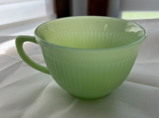 Vintage Fire King Ribbed Jadite Jadeite Jane Ray Coffee Cup