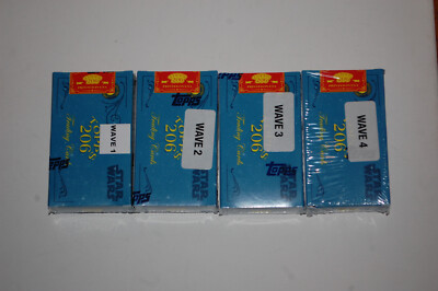 Star Wars Topps T206 Wave 1 2 3 4 Box (4 Boxes Total)-Brand New