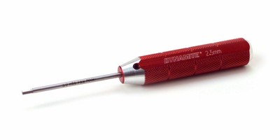 Bearbeiteter Sechskant-Schraubendreher, rot: 2,5 mm T-DYN2902