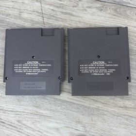 Lot Of 2 Nintendo NES Super Mario Bros. Duck Hunt And Mario Duck Hunt Authentic