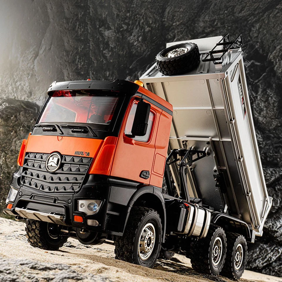HUINA 1598 2.4G 1/14 Dump 6×6 Engineering Transport Vehicle Tipper Battery Toys - Image 3 of 4