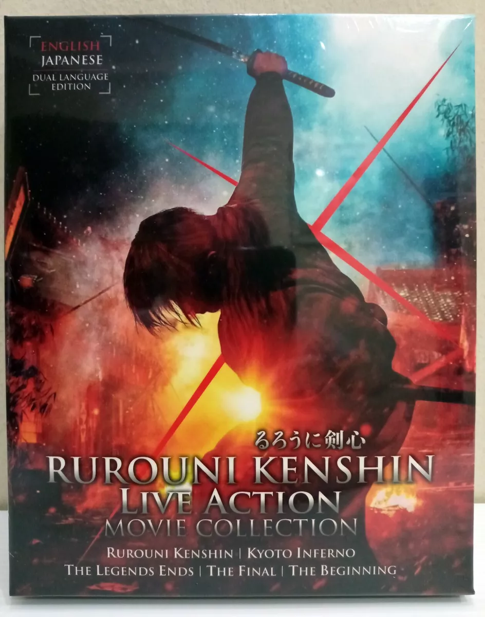 Rurouni Kenshin Movie DVD Complete Collection ENGLISH VERSION All Region