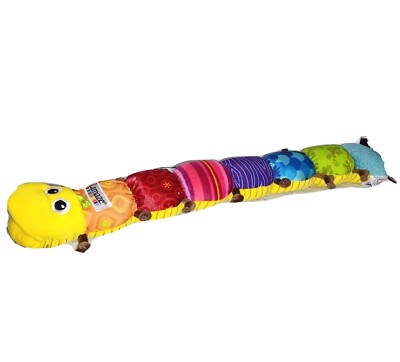 Tomy Lamaze Inchworm Caterpillar Sensory Toy 24in Plush Rattle Crinkle Squeak