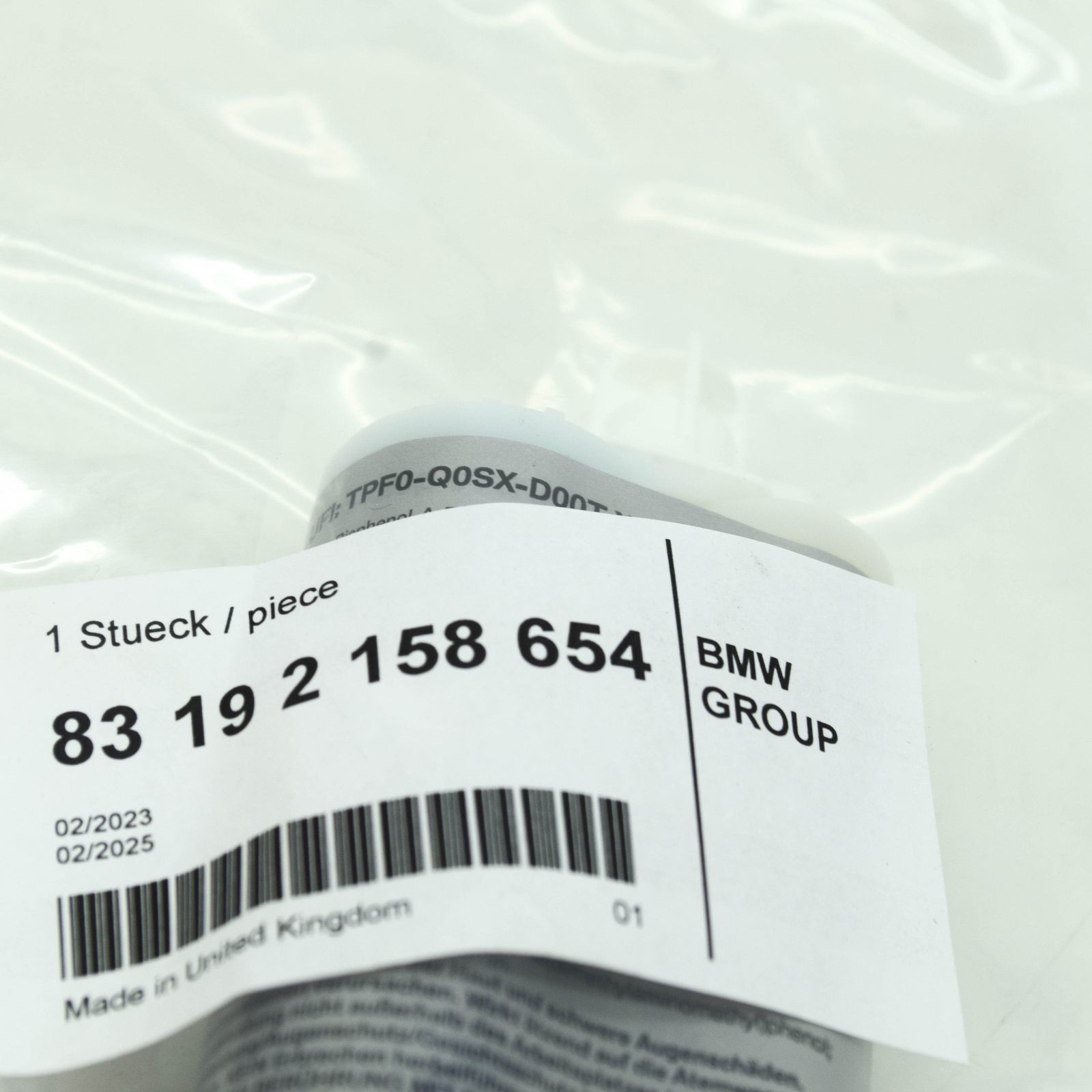 NEW BMW 1 F21 BODY ADHESIVE 83192158654 2158654 ORIGINAL | eBay