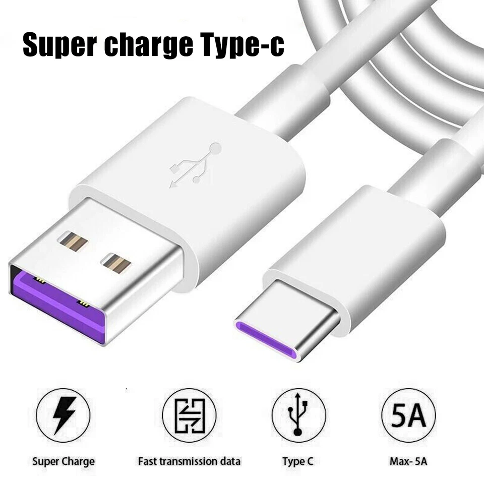 USB To Type C Cable Fast Charge 5A USB C Cable Quick Charging Data Cable A to C - Image 4 of 4