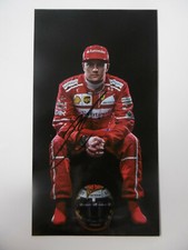 Kimi Räikönen "Ferrari" Autogramm signed 12x22 cm Postkarte