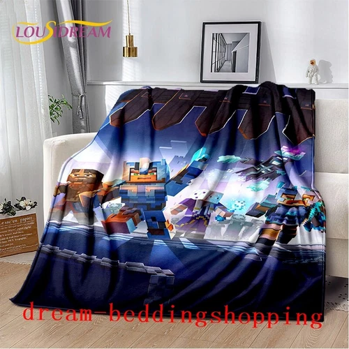 Minecraft Creeper Fleecedecke Überwurf Schlafsofa warm weich Decke Flanell Geschenk - Bild 6 von 74