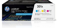 HP 201X 3-pack High Yield Cyan/Magenta/Yellow Original LaserJet Toner