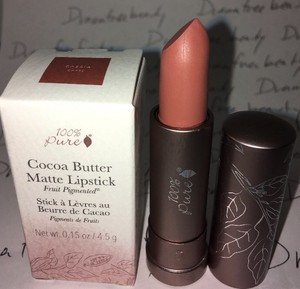 100 Pure Cocoa Butter Matte Natural Vegan Lipstick Cassia Rich Pink Nude Nib Ebay