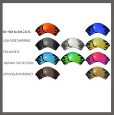 Replacement Polarized Lenses for-Oakley Half Jacket 2.0 XL OO9154 Anti Scratch