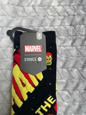 Stance Marvel Invisible Iron Man Socks Medium 6-8.5 Comics New
