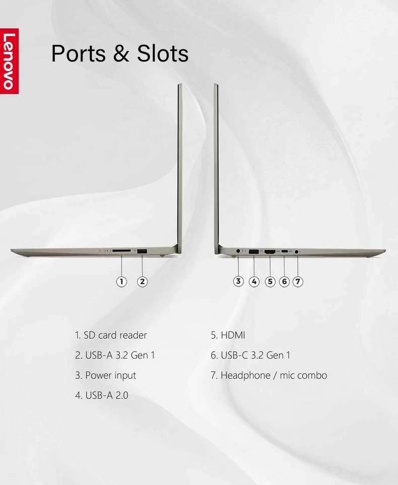 Lenovo Laptop 15.6" Touch Intel i3-1115G4 Up to 40GB RAM & 2TB SSD Win11 PRO - Image 4 of 4