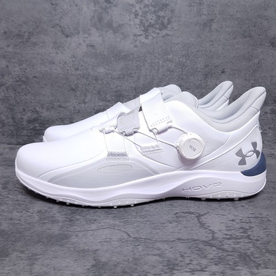 #ad UNDER ARMOUR Drive Pro Spikeless BOA Golf Shoes Mens 12 WIDE White 6007022 100 $80.96