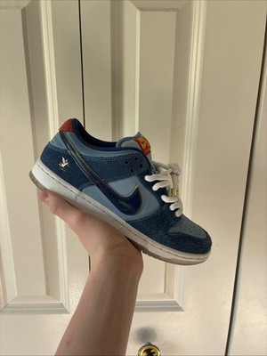 Nike SB Dunk Low 'Why So Sad' Sneakers Size 6.5 Used Condition 100% Authentic