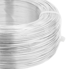 984 Feet 20 Gauge Silver Aluminum Wire Bendable Metal Sculpting Wire for Bead...