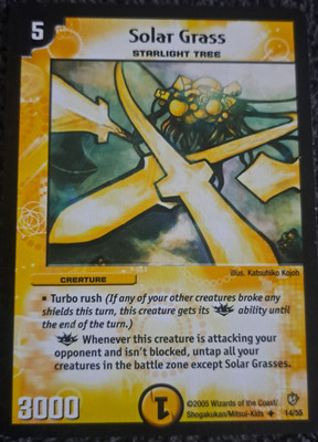 Duel Masters  Solar Grass  14/55  Epic Dragons of Hyperchase