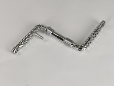 Lowrider Bicycle One Piece Crank Quadruple Square Twisted 4-1/2" 114mm Chrome