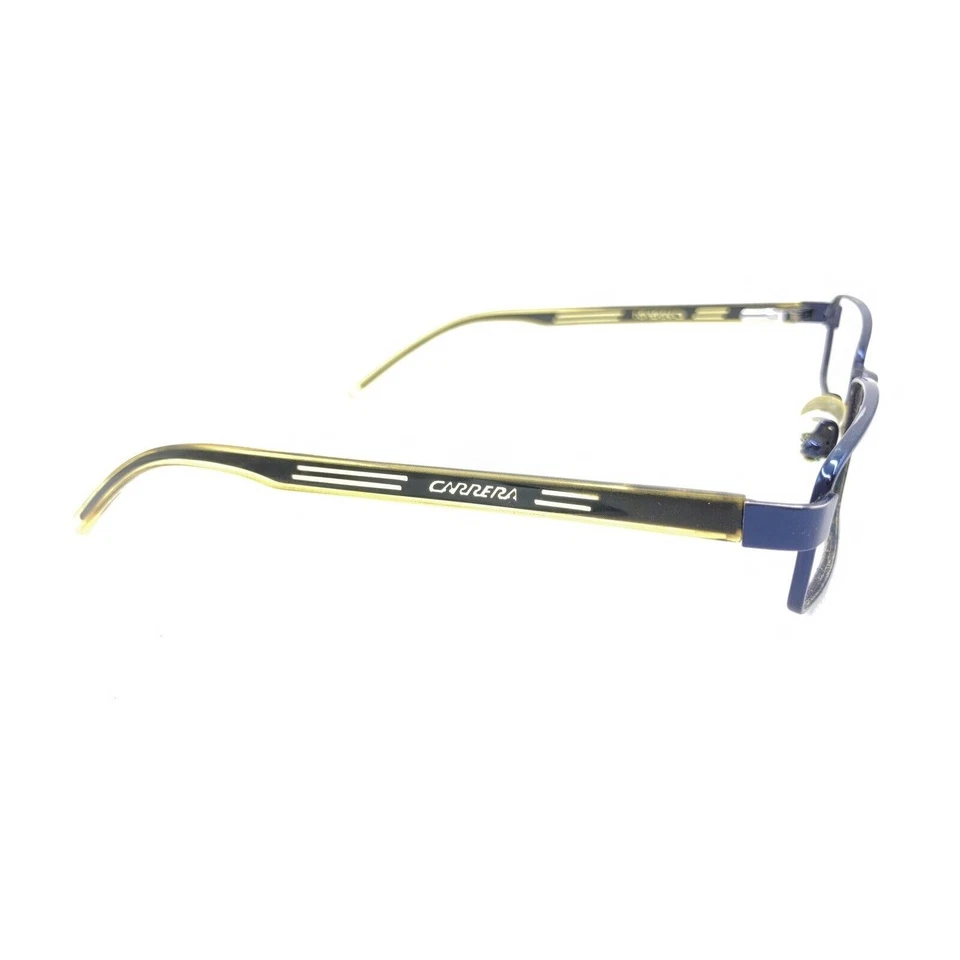 Monturas de gafas rectangulares azul marino Carrera 51-17 140 diseñador hombres mujeres Foto 4 de 4