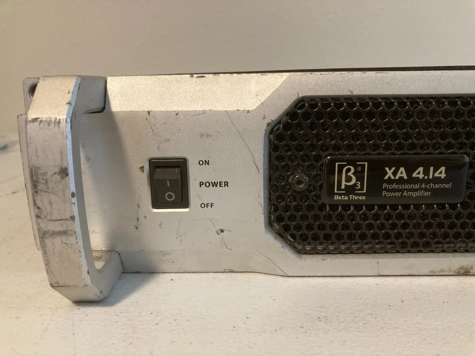 Beta 3 XA4.14 2U 4x1700W Professional Power Amplifier Rackmount Unit P/R - Image 2 of 4