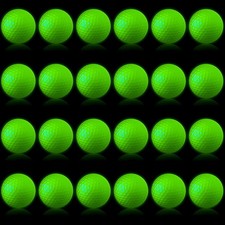 Deekin 24 Pcs Glow in 4.2 cm or 1.65 inches diameter, fluorescent green