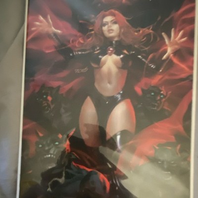 Red Sonja: Comic Book Fantasy Color Cover Demons Graphic Novel