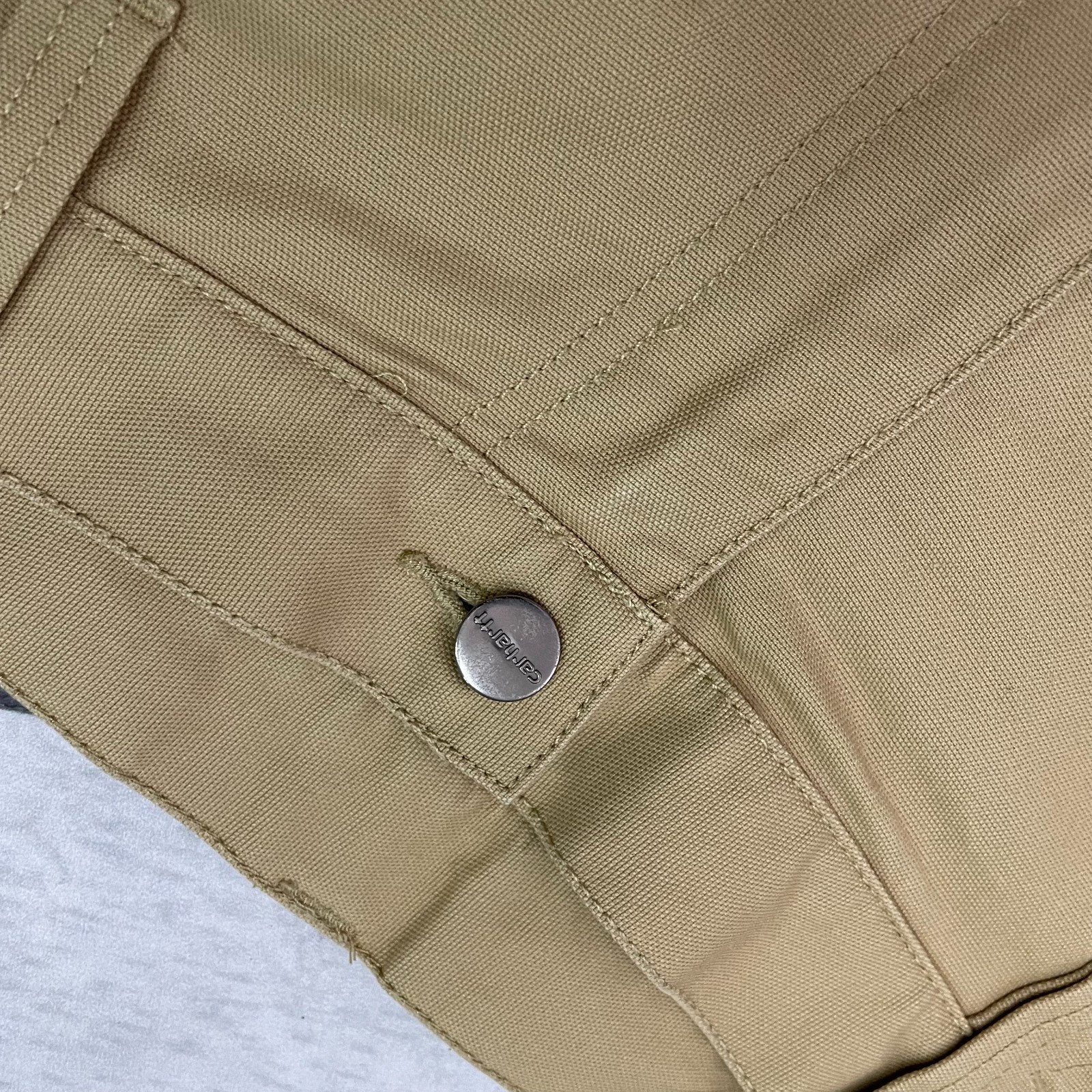 Carhartt custom pants 1 of 1 art distressed y2k handmade rare unique 32x30 sz thumbnail 5