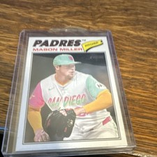Topps 2026 Heritage Mason Miller Rookie Card #65 San Diego Padres MLB Card. rookie card picture