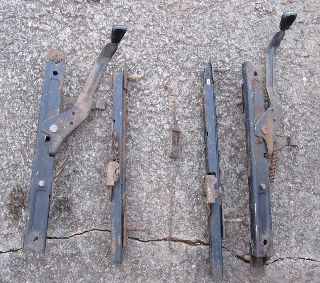 NICE OEM 1964-1970 Ford Mustang Cougar SET Bucket Seat Tracks