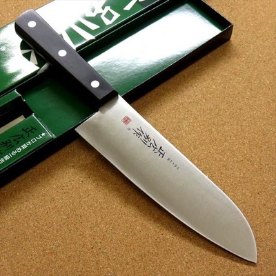 Masahiro Santoku Knife 170mm MV-85 Molybdenum Vanadium Steel Japan 10971