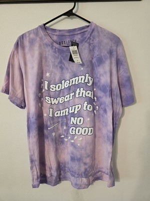 NWT Boxlunch Harry Potter Shirt XL - Tie Dye Purple, I Solemnly Swear I Am Up To