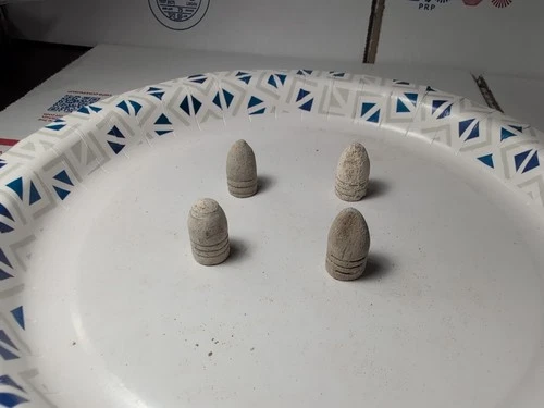 Dug Civil War era 3 ring bullets