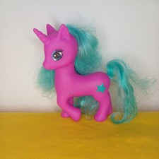 Vintage Pink purple Star-Print Pony Toy – Rare Argos L-20-B2 Pony 