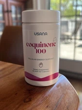 USANA Coquinone 100 Cellular Energy Tablets, 56 Count Gel Capsules Exp:01/2026 
