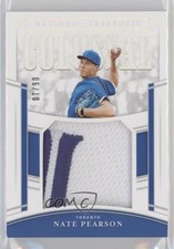 2020 National Treasures Colossal Materials Holo Silver /10 Nate Pearson 0c6