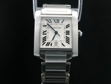 Cartier Tank Francaise 28mm Automatic Stainless Steel Watch Ref. 2302 w/ Box 8