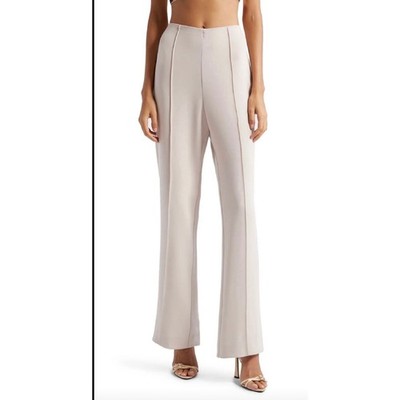 Cinq à Sept Brianna Straight-Leg Pant   Oyster, Size 6 New!