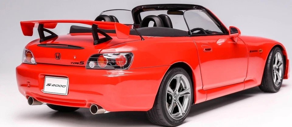 Honda S2000 Type S2007 Red 1/18 - M85112 MOTORHELIX - Immagine 3 di 4