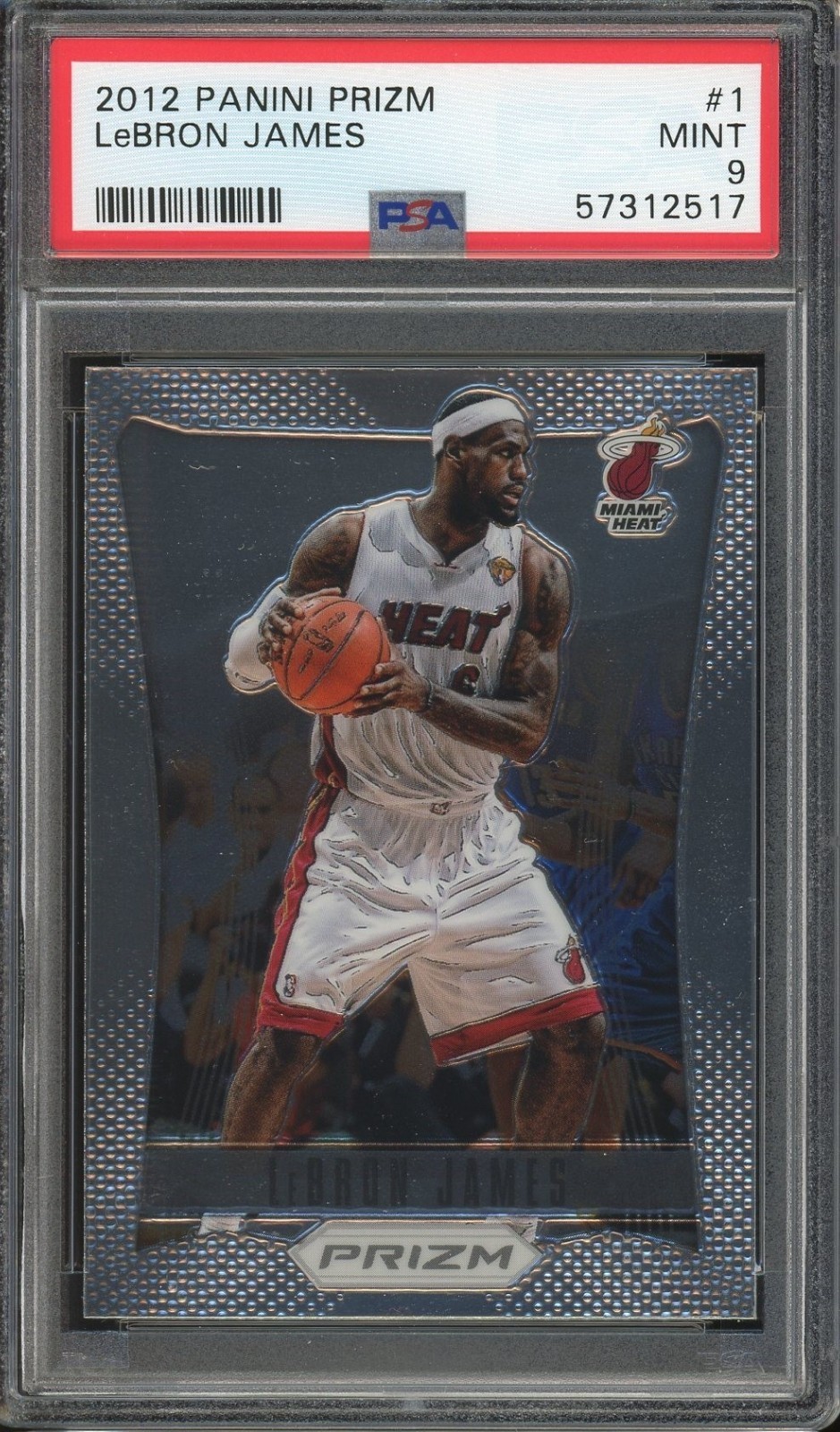 2012 Panini Prizm 1 LeBron James PSA 9