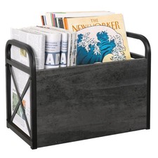 Magazine Holder Magazine Rack Floor Magazine Storage Basket Folder Organizer ...