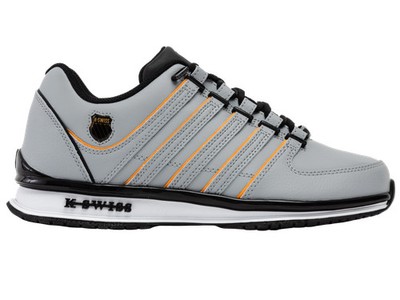 K-swiss RINZLER COURT STYLE Herren Grau Sneakers Echtleder Alltag (01235-032-M)