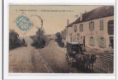 GOMETZ-le-CHATEL: St-Nicolas Abstieg von 750m auf 7,5% (Segeltuch) (Kupplung) -