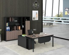 Szafka na dokumenty Regał na książki Półki Szafka Luksusowe meble biurowe Szafki 220cm Drewno Nowe