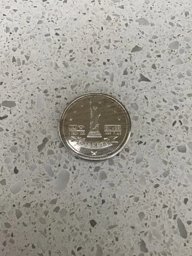 Johnson Matthey, The US Mint at Carson City, 999 Fine Silver, 1 Ounce Art Round