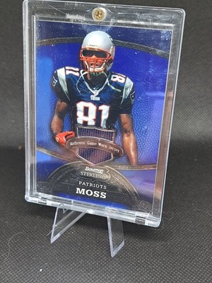 2008 Bowman Sterling #74 Randy Moss Jerseys Blue #/349