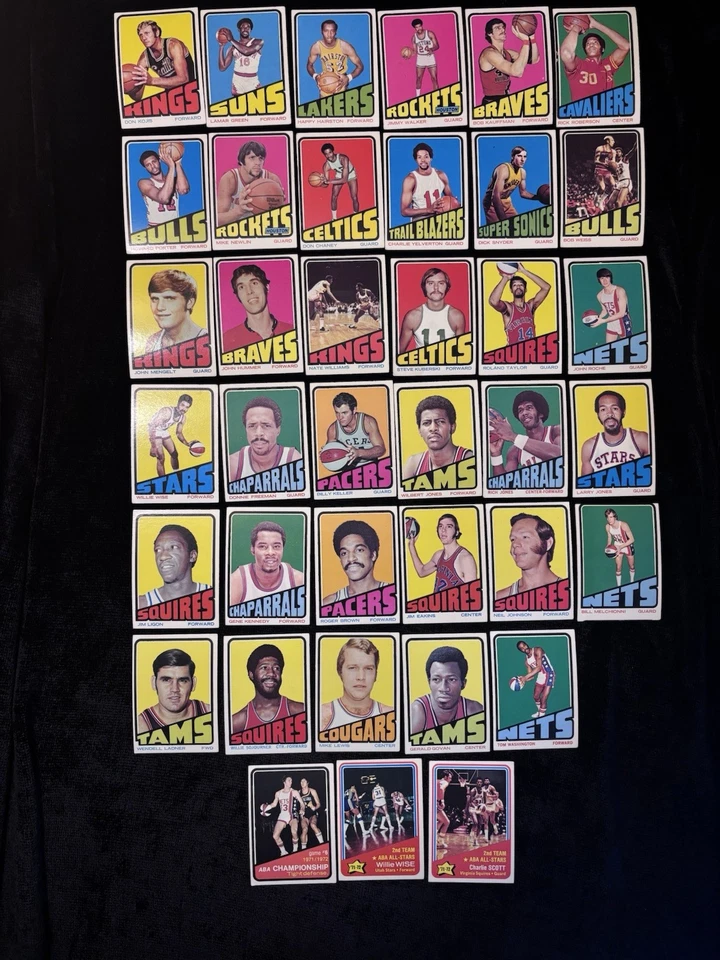 1972-73 Topps Basketball (73) Vintage Card Lot Partial Set In Complete - Image 2 of 3